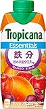 キリン トロピカーナ エッセンシャルズ 鉄分 330ml×12本 ×4セット