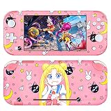 DLseego Switch Lite スキン キュート ガール パターン フルラップ スキン 保護フィルム ステッカー デザイン Nintendo Switch Lite用 - ピンク