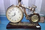 Vintage Bicycle Shaped Table Top Clock, Shabby Chic, Excellent Table Top Decor [並行輸入品]