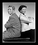 8 x 10のすべての木製額入りフォトTracy、Spencer Adam 'sリブKatherine Hepburn Best Friend for Life