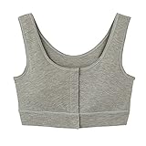 前あきブラジャー ラクブラ ノンワイヤー 挿入パッド付 【着脱しやすい】 術後 入院 乳がん セルフェア CI4055