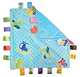 Taggies Little Taggies Blanket, Blue Vehicles by Kids II [並行輸入品]