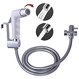 hibbentデュアルSprayer 2関数Hand Held Bidet – Bubbling水と雨ジェット布おむつSprayer Bidet Shattaf – Complete Bidet Se