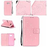 Samsung Galaxy S6 Edge Plus ケース, UNEXTATI 手帳型ケース Samsung Galaxy S6 Edge Plus ケース カバー 高品質 PUレザー 手帳型 ウ