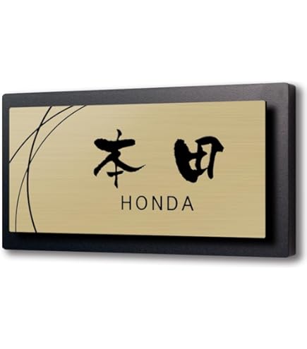 Amazon.co.jp: 光 ステンレス表札 佐藤 6×20cm カットシート貼テープ付