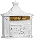 Salsbury Industries 4460WHT Victorian Surface Mounted Mailbox, White Salsbury Industries [並行輸入品]