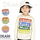 (ディラッシュ) DILASHアメカジ風ロゴプリント長袖Ｔシャツ/春 ロンＴ 110 イエロー