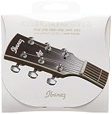 Ibanez(アイバニーズ) アコースティックギター用 80/20ブロンズ コーテッド弦 ライトゲージ IACS6C