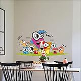 MLM 35.4 " × 16.5 " Super Lovely Cartoon MonsterリムーバブルDIYデカールの装飾子供の寝室保育園子供壁Vinlyステッカー