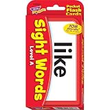 Level A Sight Words Pocket Flash Cards