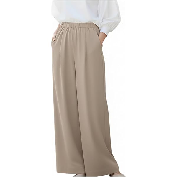 Amazon | [ノップドゥノッド] コットンリネンバックヘムロゴパンツ