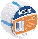 Draper 88198 20 M x 12mm 3-core Polyester Rope