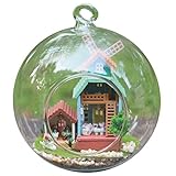 Zhhlinyuan Handmade DIY Assembling Cabin モデル Dollhouse Toy Wooden Cabin House Model Birthday Gift
