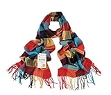 (ラボーグ)La vogue 秋冬防寒 子供大人兼用 親子タータンマフラー ストール チェック マフラー メンズ おしゃれ レディース ロングマフラー 1＃色