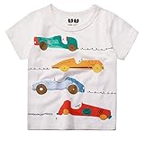 Plus Nao(プラスナオ) 半袖 Tシャツ プリントTシャツ カットソー トップス 夏 子供服 男の子 男児 キッズ KIDS ヘリコプター スーパーカー 9337ベージュ 140