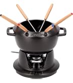 Amazon.co.jp: staub ストウブ 「 フォンデュセット ブラック 18cm