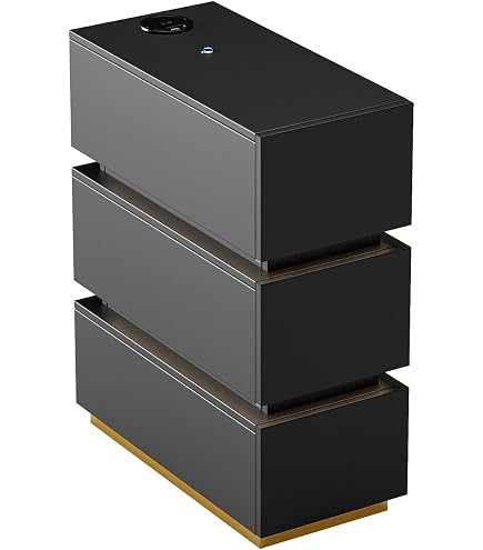 Amazon.co.jp: WestUx 素朴なミッドセンチュリー無垢材ナイトテーブル