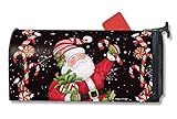 MailWraps Candy Cane Santaメールボックスカバー# 01237