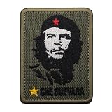 PHOENIX IKKI チェ・ゲバラ Che Guevara 革命家 刺繍 パッチ ワッペン アップリケ ベルクロ対応 マジックテープ 装飾 green