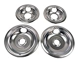 Whirlpool W10278125 Drip Pan Kit, Chrome [並行輸入品]