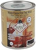 SamaN SAM-318-1L 1-Quart Interior Stain for Fine Wood for Seal, Stain and Varnish, Ebony [並行輸入品]