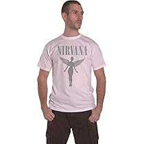 Amazon | [Nirvana] T Shirt In Utero Tour Band Logo 新しい
