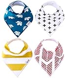 Baby Bandana Drool Bibs for Drooling and Teething Gift Set For Boys and Girls Indie Set by Copper Pe