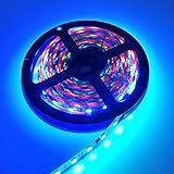 hamrvl 16.4 Ft 12 V ws2811 5050 RGB夢色非防水アドレス可能LEDストリップロープライト300個