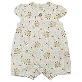 《夏物》(日本製) Pample Mousse(パンプルムース) ドビー天竺Ptカバーオール 80cm /IV NO.DP-62555