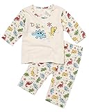 【あるこんたるこん】オーガニックコットン ベビー ルームウェア スケッチドラゴン キッズ ７分袖 ハーフパンツ ジュニア 男の子 パジャマ (140)