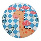 Zicac　おもちゃ収納袋　ベビープレイマット　便利グッズ　ストレージマット　収納マット　2in1 お出かけに便利　可愛いデザイン　お片付けかんたん　レゴ収納 (143cm, キリン)