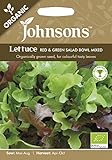 JOOG 英国ジョンソンズシード Johnsons Seeds ORGANIC LETTUCE Red & Green Salad Bowl Mixed オーガニック レタス・レッド＆グリーン・サラダ