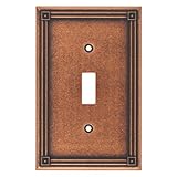 Brainerd 135764 Ruston Singleトグルスイッチ壁スイッチプレート/プレート/カバー