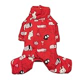 レンコス（Lemcos）犬の服 可愛い モンスターズ 図案 タートルネック 秋冬服 ドッグウェア可愛い 図案ペット犬服Ｔシャツ ボタン 綿製 暖かい 防寒 小型犬 中型犬 猫用 洋服 タンクトップ 秋