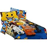 Lego Movie Twin / Full Comforter and Sheet Set (4 Piece Set) New! [並行輸入品]