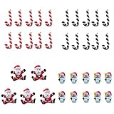 Flameer 風景装飾　写真道具　　家飾り　人形の家　風景装飾　写真道具　子供ギフト　マイクロランド　ミニチュア　ガーデン　盆栽　食卓　松葉杖　雪だるま　サンタクロース　全約35個　