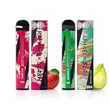 【公式】SLASH スラッシュ 電子タバコ VAPE 持ち運びシーシャ 使い捨て ニコチンなし 1600回使用可能 (マスクメロン)