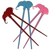 Kids Toldder Children Beginner Learning Traning Faltware Chopsticks Set By Right Handed with Cartoon