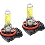 【Amazon.co.jp 限定】 M's Basic by IPF ヘッドライト フォグランプ ハロゲン 車用 H8 2450K イエロー 12V用 2本入 車検対応 霧・雪・悪天候に強い 高効率 AMZ-HB248