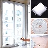 DIY 網戸キット Mサイズ　網戸がない場所で虫やハチの侵入を防ぐ！　トイレ　お風呂　寝室　など　夏の暑い時期に最適！