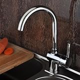 Lightinthebox® Single Handle Centerset Bar Solid Brass 360 Swivel Kitchen Sink Faucet Chrome Finish 