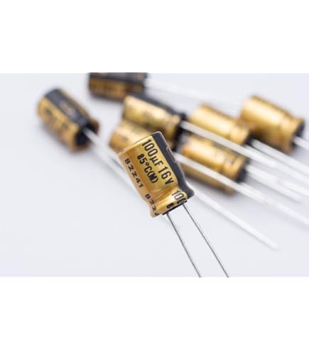 Amazon.co.jp: ニチコンKZヒューズコンデンサ4個 - 25V 100uf : 産業