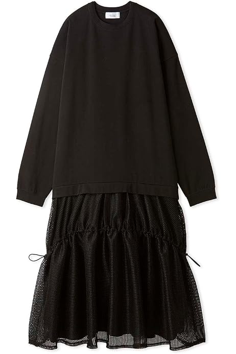 Amazon.co.jp: [エミ] atelier ニットドッキングワンピース 