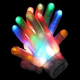 LED グローブ 光る手袋 LED Gloves Colorful Lighting (レインボー)