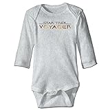 Raymond Star Trek Vintageロゴ長袖ロンパースボディスーツ服装アッシュ カラー: グレー