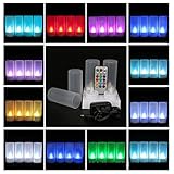 ノベルティ充電式マルチカラーLEDキャンドル、使わないTealight CandleランプFrostedシェルとリモート制御とタイマー
