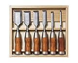 角利産業(KAKURI) 鍛流のみ(Wood Chisel) 6本組