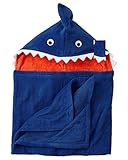 カーターズ Carter's フード付き タオル シャーク テリー綿100% 127ｃｍ×69cm Shark Hooded Towel フリーサイズ