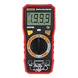 casualcatch デジタルマルチテスター デジタルマルチメーター 普及型 プライヤー付き レッド