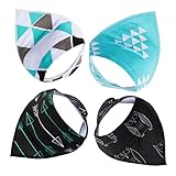 MUSTY　ベビー スタイ ビブ よだれかけ ４枚セット かわいい　柔らかい　スナップ 三角 (セット6)